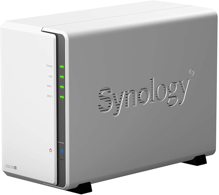 Amazon.com: Synology 2 bay NAS DiskStation DS218j (Diskless
