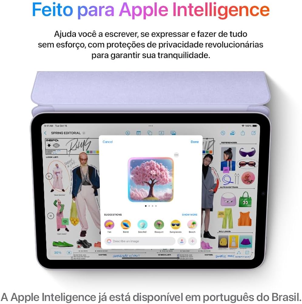 Apple 2024 iPad mini A17 Pro (Wi-Fi, de 128 GB) - Azul | Amazon.com.br