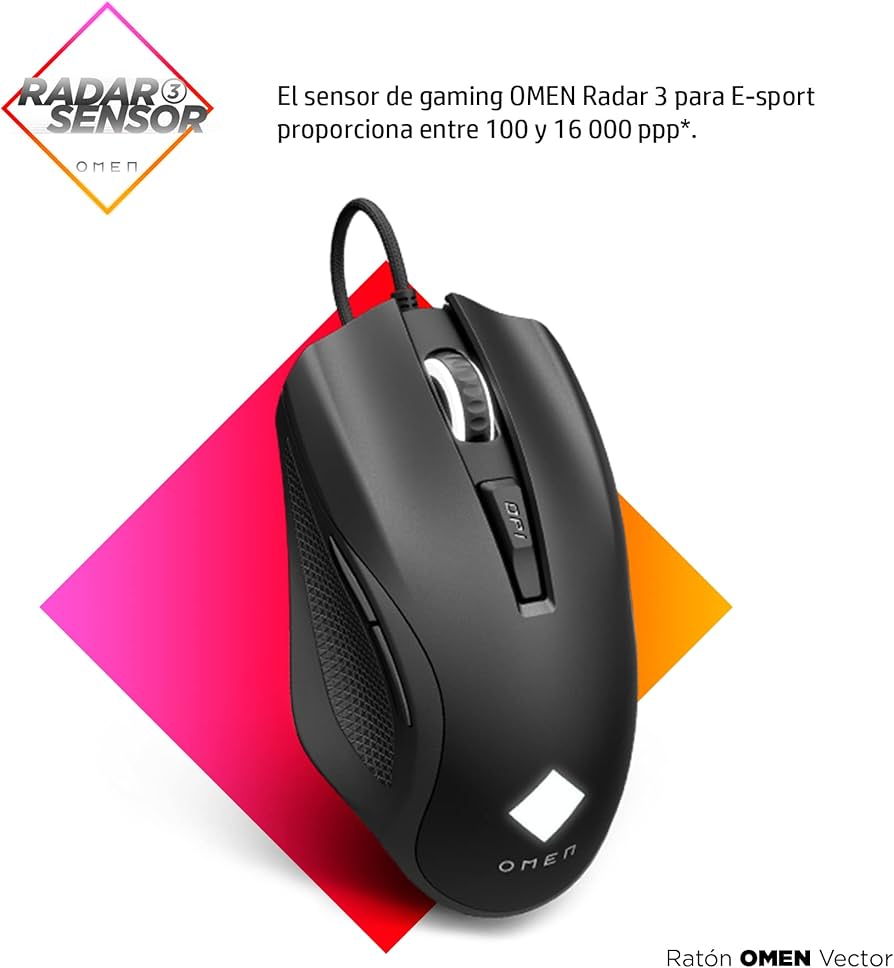 Amazon | HP OMEN ベクトルゲーミングマウス 人間工学に基づいた