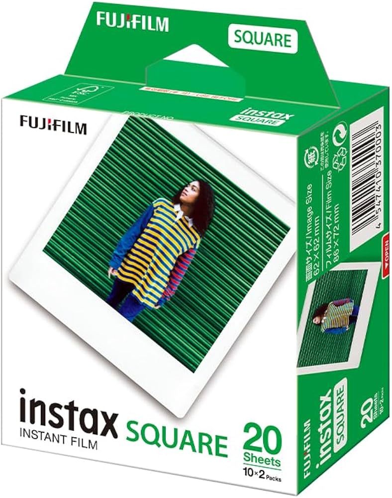 Amazon | instax 富士フイルム(FUJIFILM) スクエアフォーマット