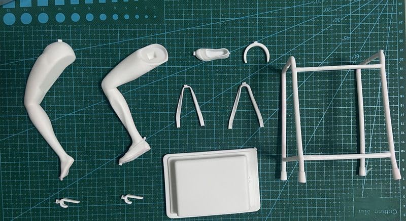 Amazon.co.jp: 白組み レジンキット 制服エディス 1/6スケール レジン