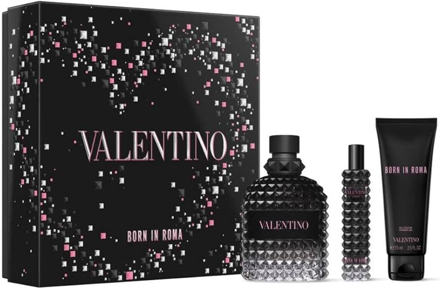 Set de Perfume Hombre Valentino Born in Roma 3 Piezas : Amazon.es