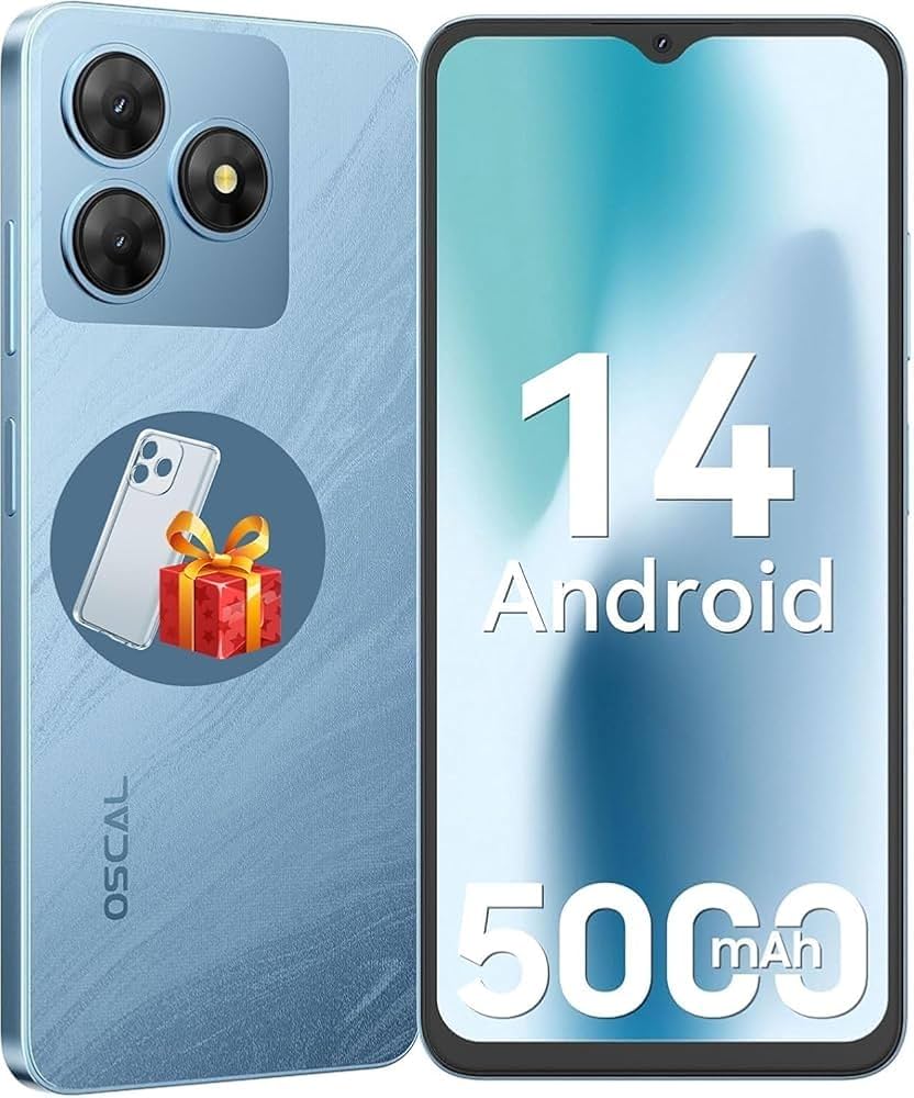 Amazon | [2025 NEW スマホ] OSCAL Flat2C android スマホ 6GB RAM+