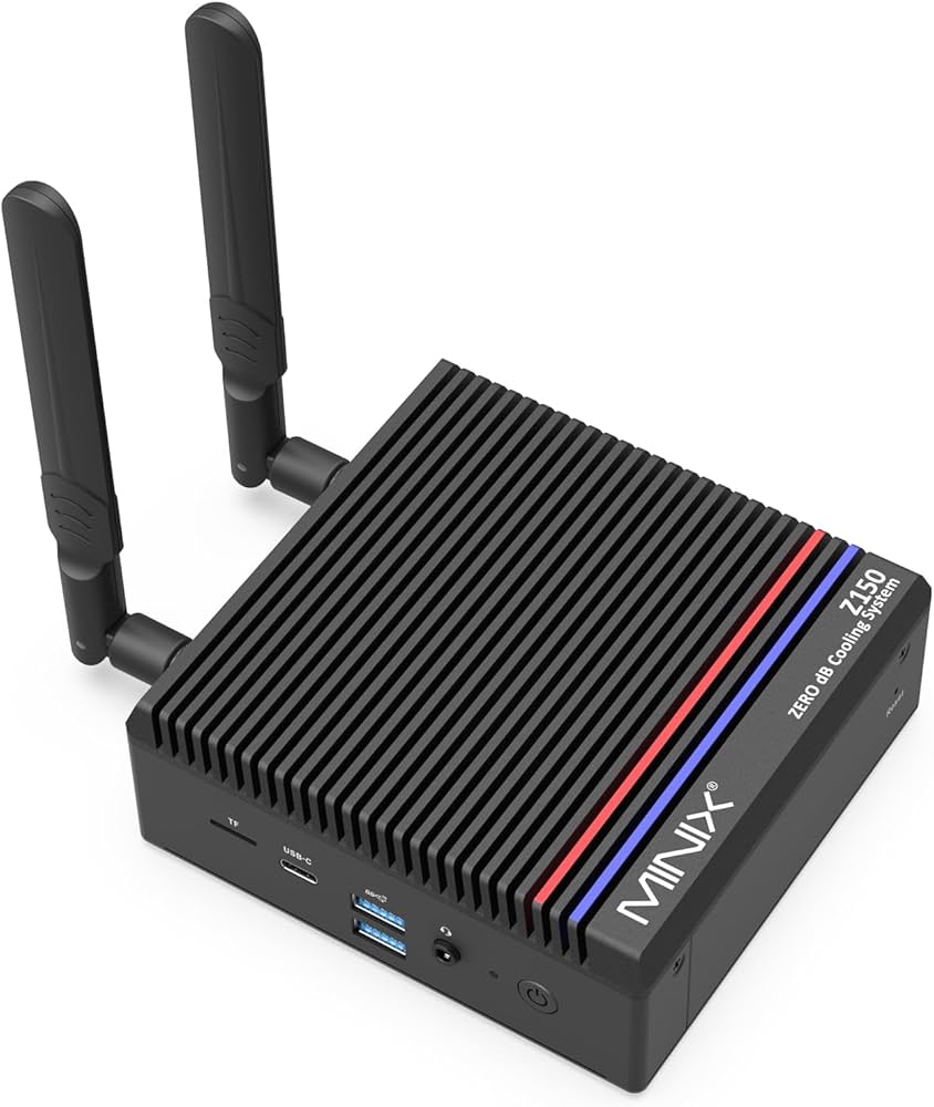 Amazon.com: MINIX Z150-0dB Fanless Mini PC, Intel N150 (Upgraded