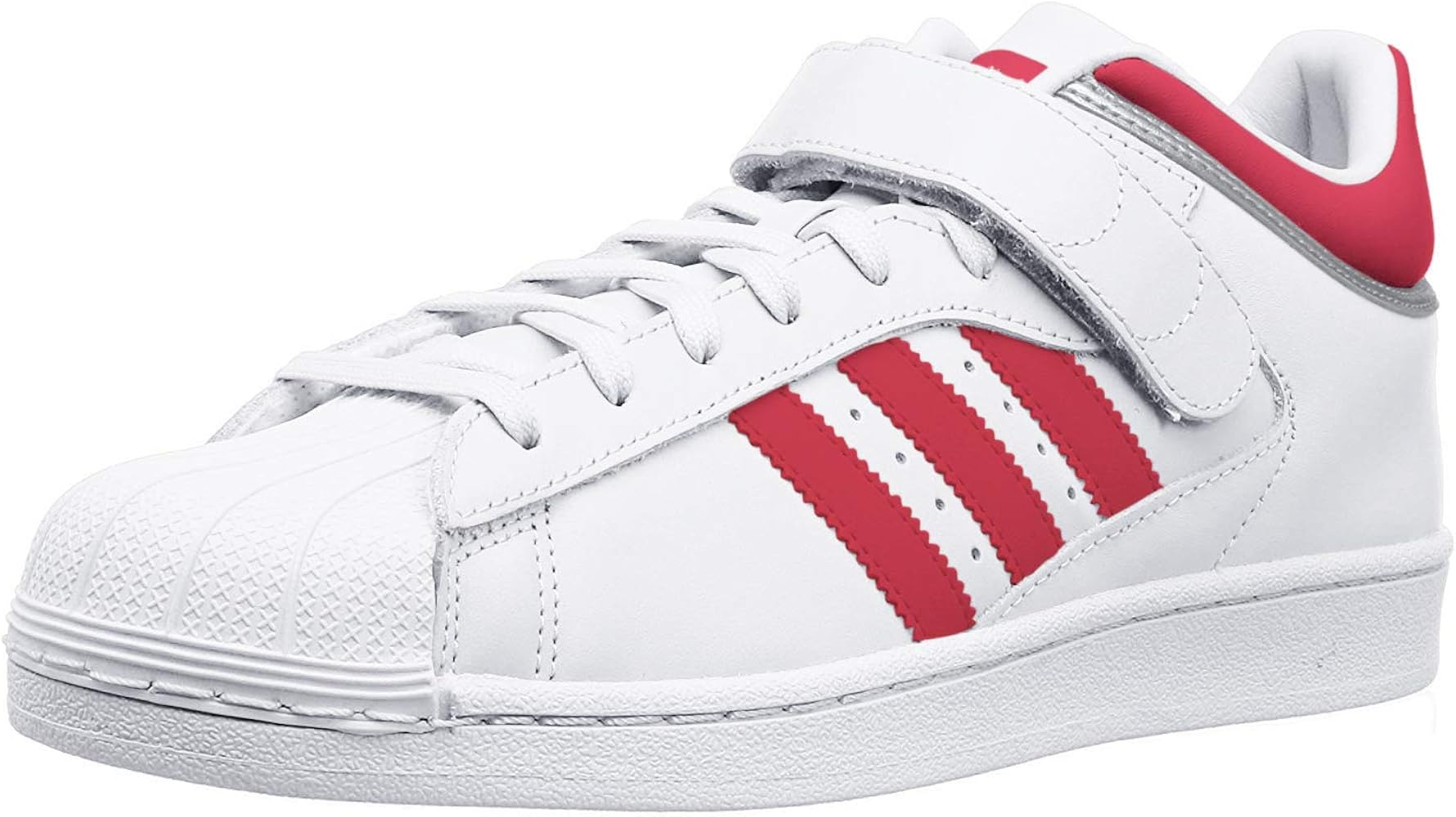 Amazon.com: adidas Originals Men's PRO Shell Shoe, White/Scarlet