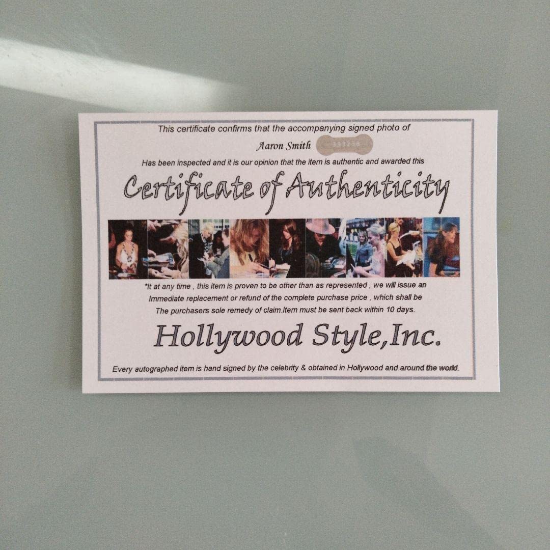 Amazon.co.jp: セール中…アーロンスミス直筆サイン入り2Lサイズ写真