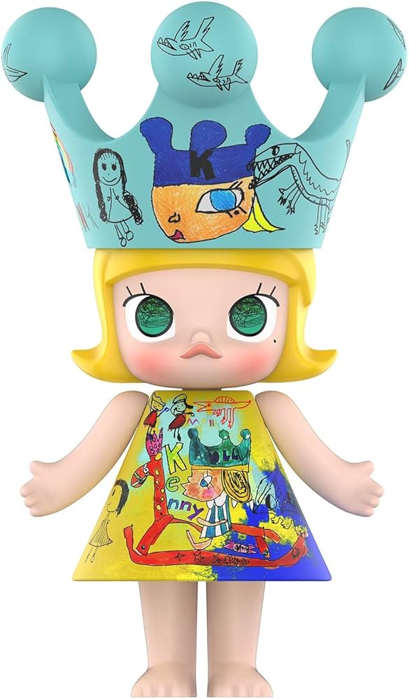 Amazon.com: POP MART MEGA Royal Molly 400% Childishness 15.16in
