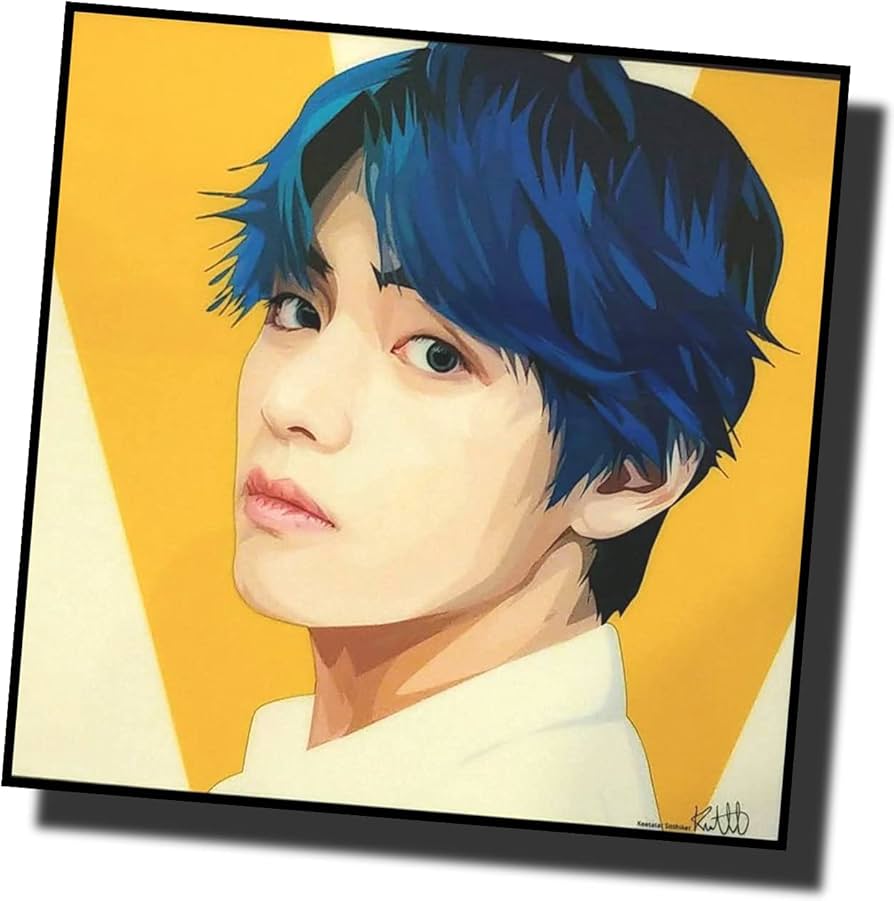 Amazon.co.jp: Famous Popart Gallery 防弾少年団 BTS V テテ キム