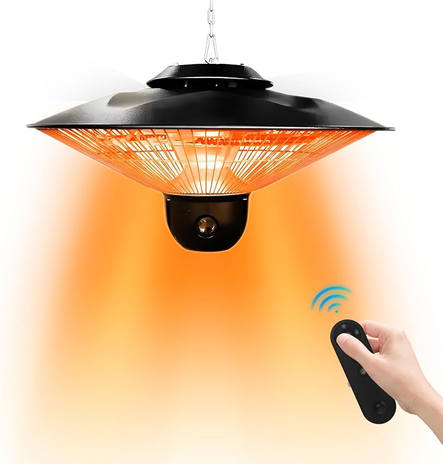 Amazon | ZAPJQLハロゲンヒーター 屋外 自立型 業務用 高速暖房 1500W