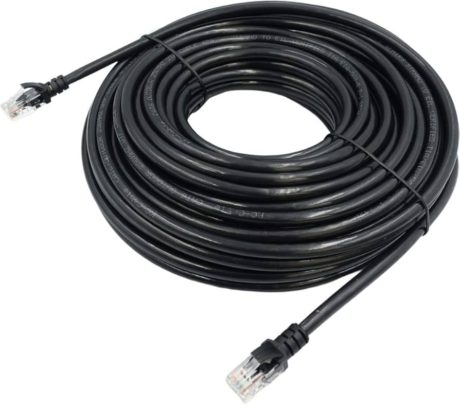 Amazon.co.jp: 100m CAT6 屋外高耐久LANケーブル(カテゴリー6) 30年の