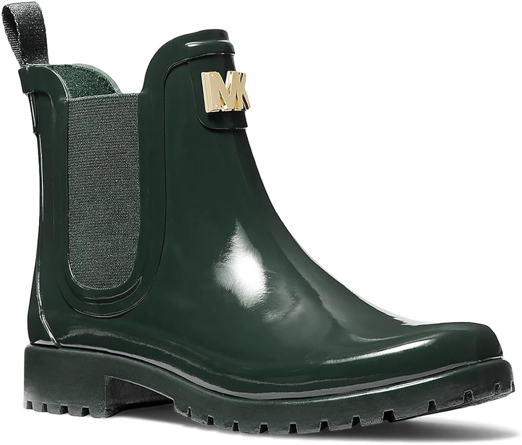 Amazon.com | MICHAEL Michael Kors Women's Sidney Rain Bootie Moss