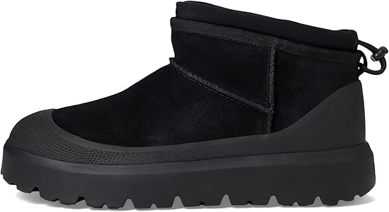 Amazon.com | UGG Men's Cl Ultra Mini Weather Hybrid Boot, Black
