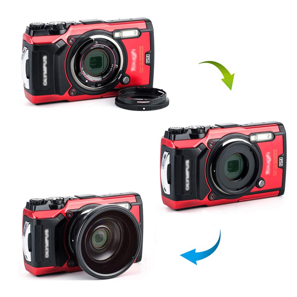 Amazon.com : JJC Conversion Lens Adapter Ring Replaces Olympus CLA