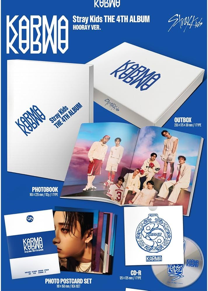 Amazon.com: (STANDARD VER.) STRAY KIDS - [KARMA] 4th Studio album