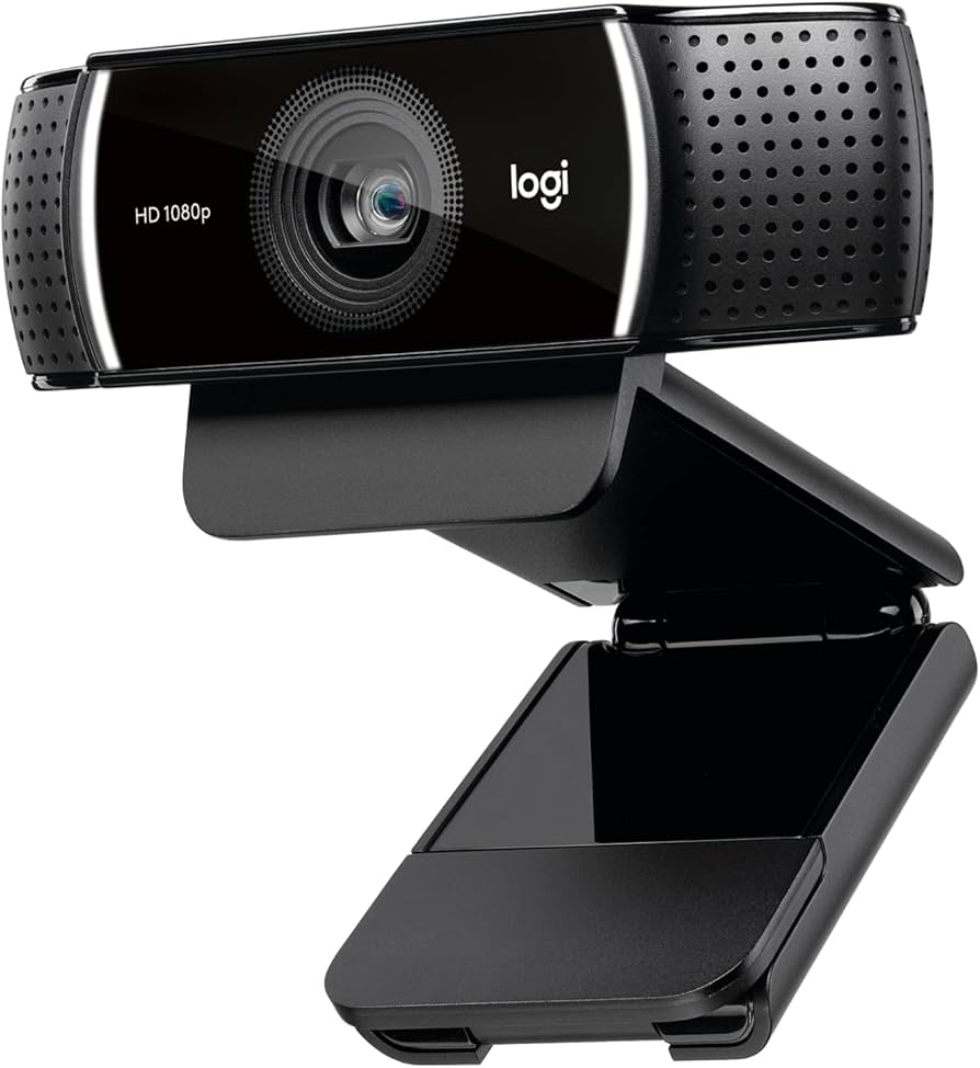 Logitech C922x HD Pro PC Webcam, Full HD 1080p/30fps or 720p/60fps