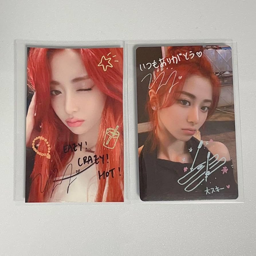 LE SSERAFIM ユンジン 直筆サイントレカ 当選EASY LE SSERAFIM