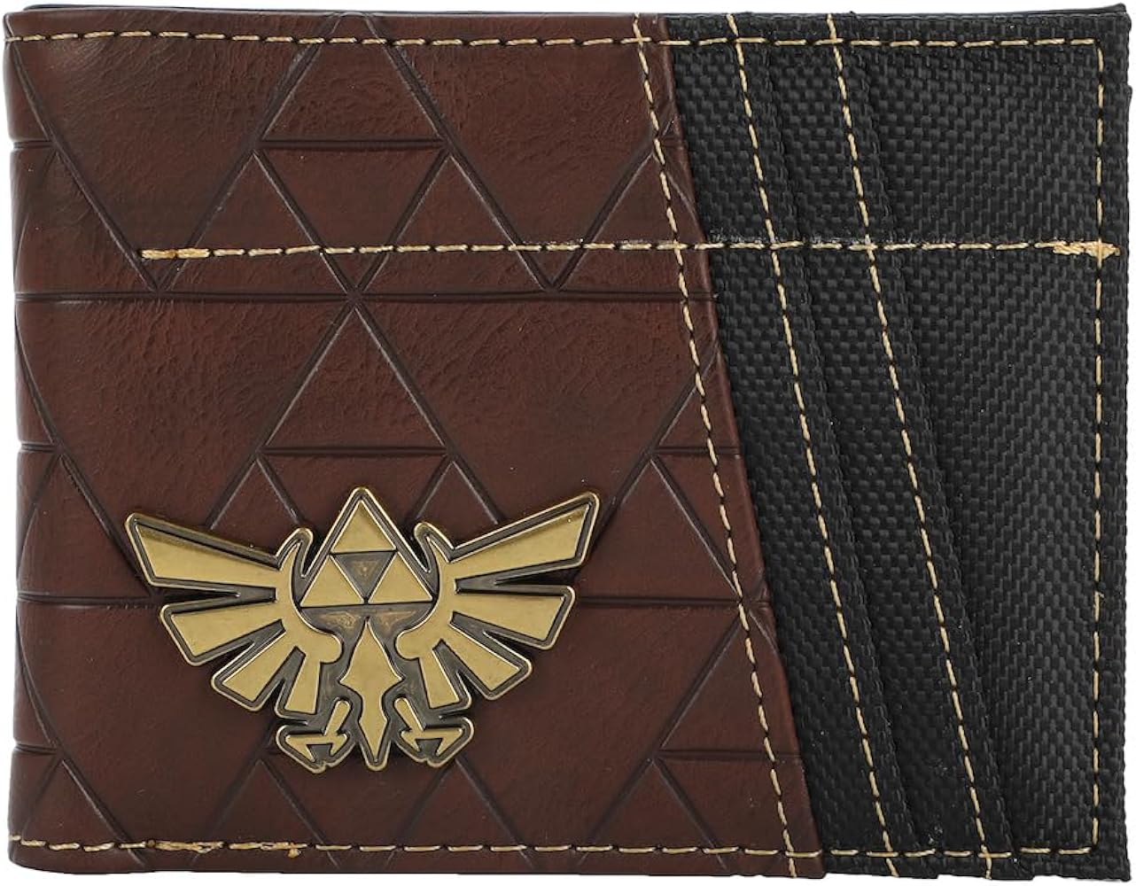 Amazon.com: Legend of Zelda Royal Crest Bifold Wallet : Clothing