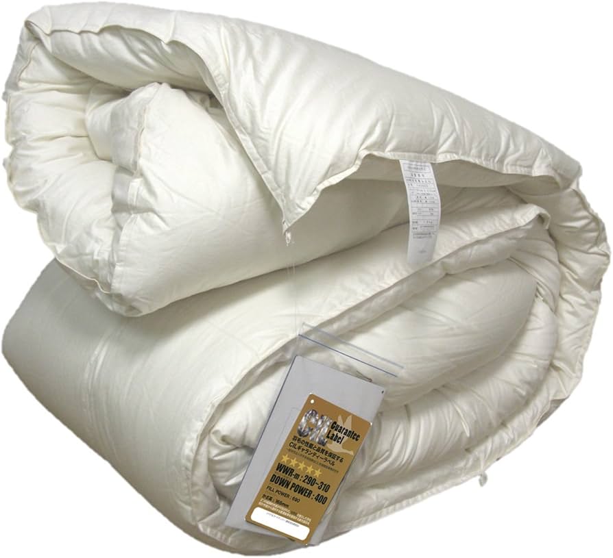 Amazon｜羽毛布団 シングル 合い掛け ハンガリー産 ホワイトダウン 93