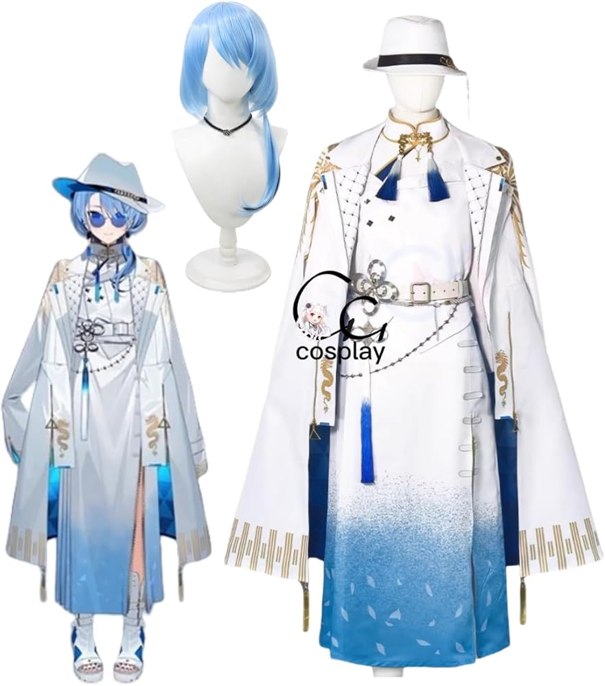 Amazon.co.jp: GGcosplay VTuber 星街すいせい 東洋風スーツ 衣装