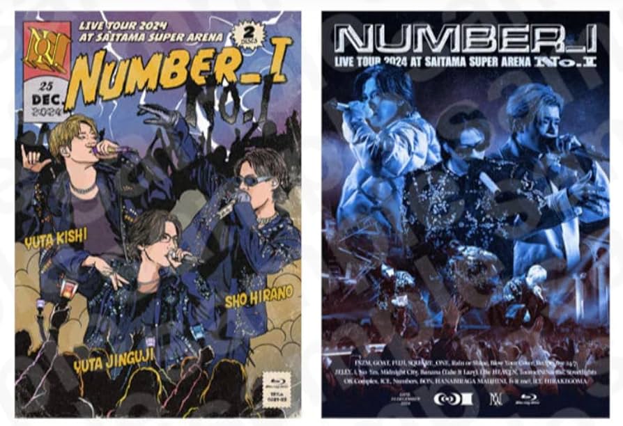 Amazon.co.jp: 《2形態セット特典付》「Number_i LIVE TOUR 2024 No.Ⅰ