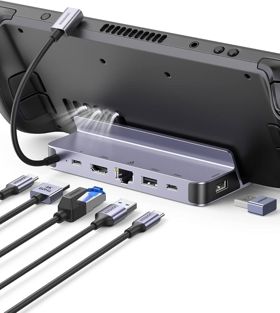 Amazon.com: UGREEN Steam Deck Dock, 6-in-1 USB C Docking Station