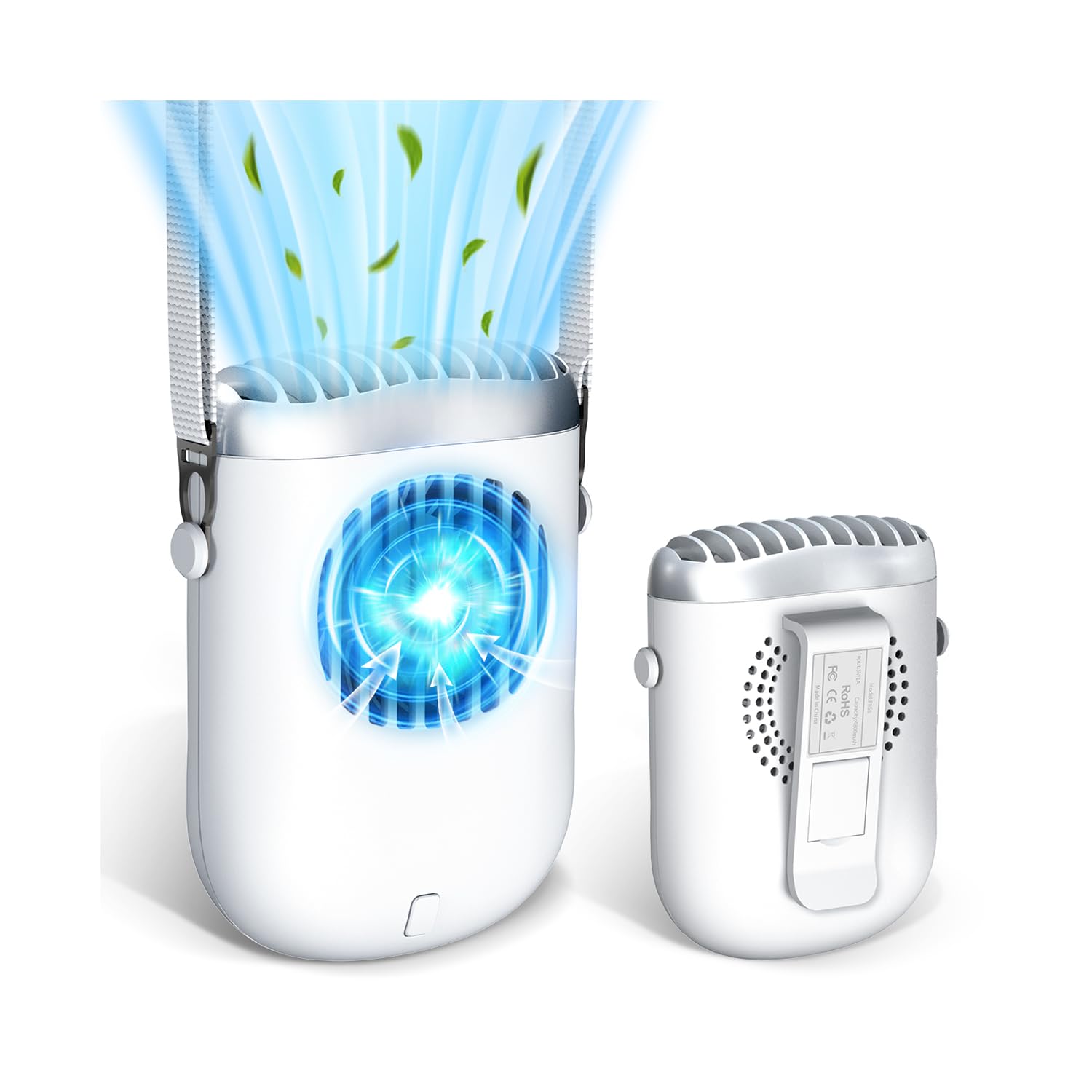 Amazon | 【2025夏革新 一台4役】 携帯扇風機 首掛け扇風機 強力 4WAY