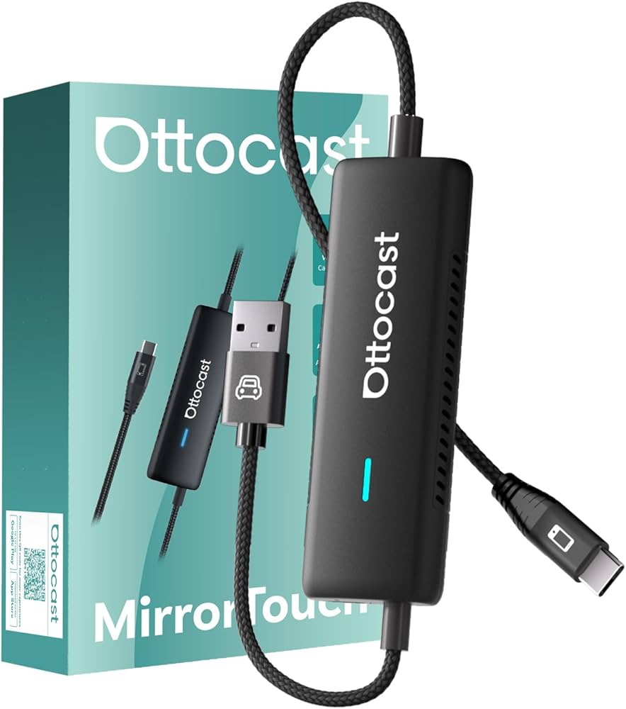Amazon.com: OTTOCAST Mirror Touch Wireless CarPlay Adapter - Bi