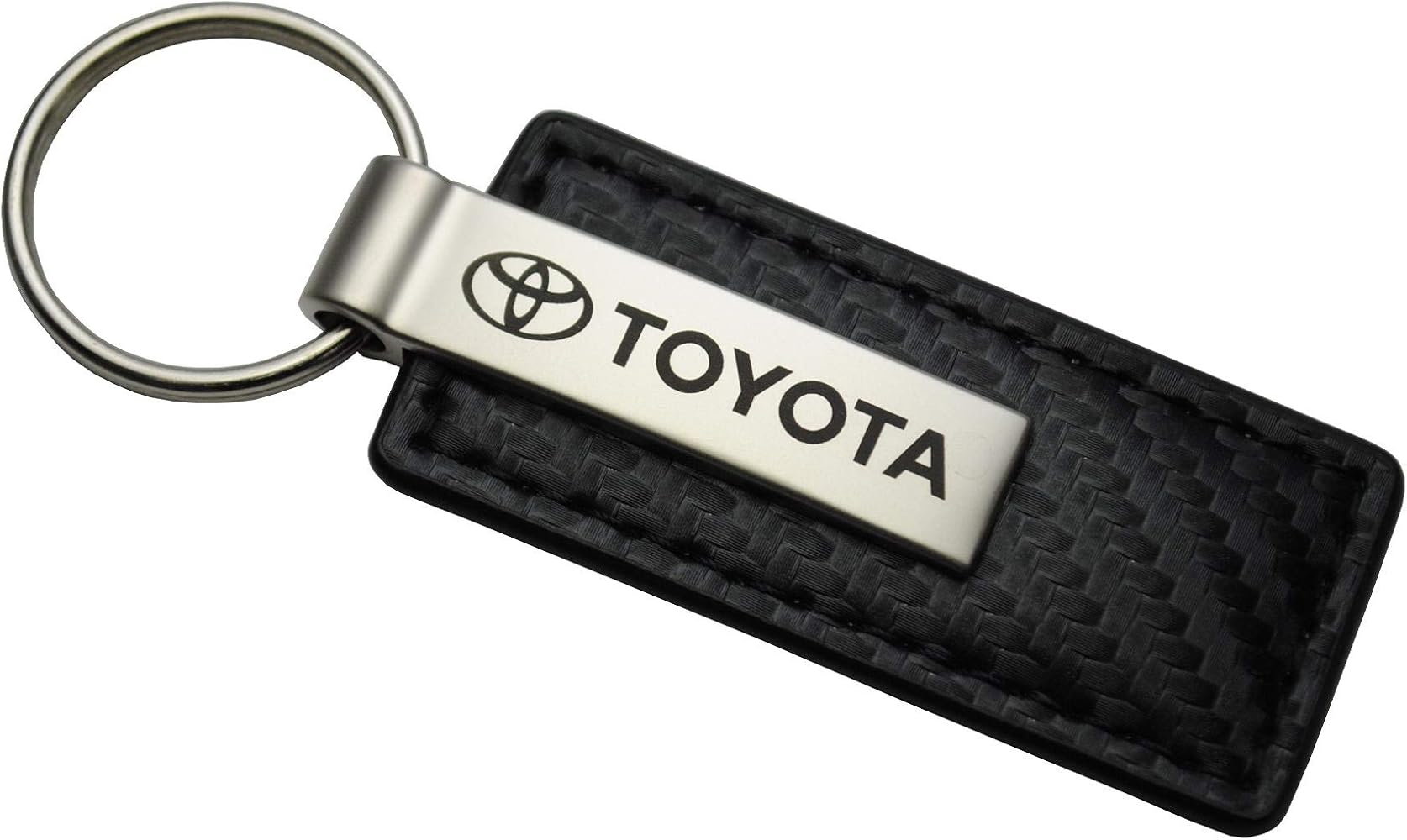 Amazon.com: AU-TOMOTIVE GOLD Carbon Fiber Rectangular Leather Key