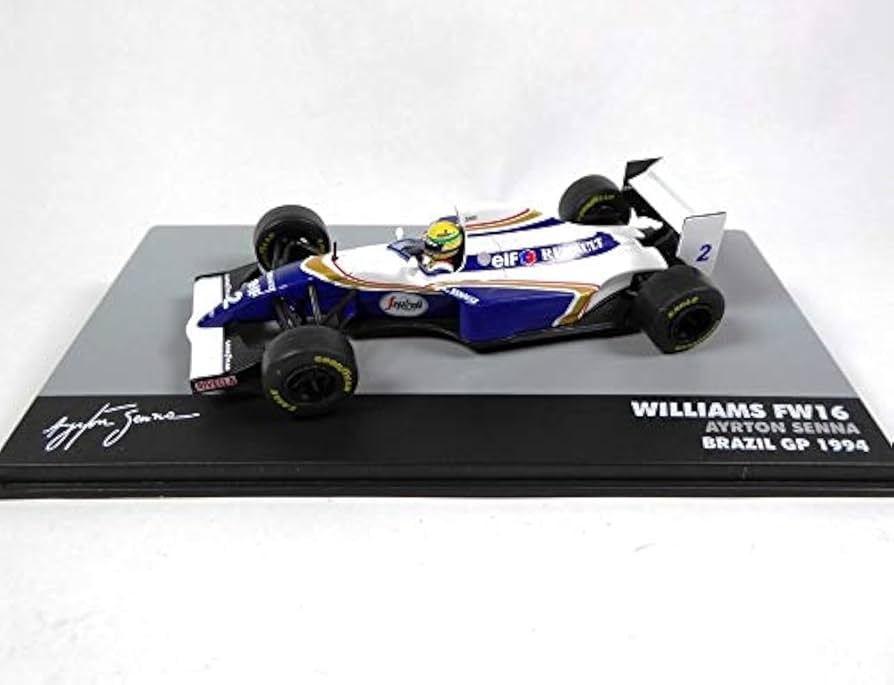 Amazon.com: OPO 10 - Ayrton Senna Williams Renault FW16# 2
