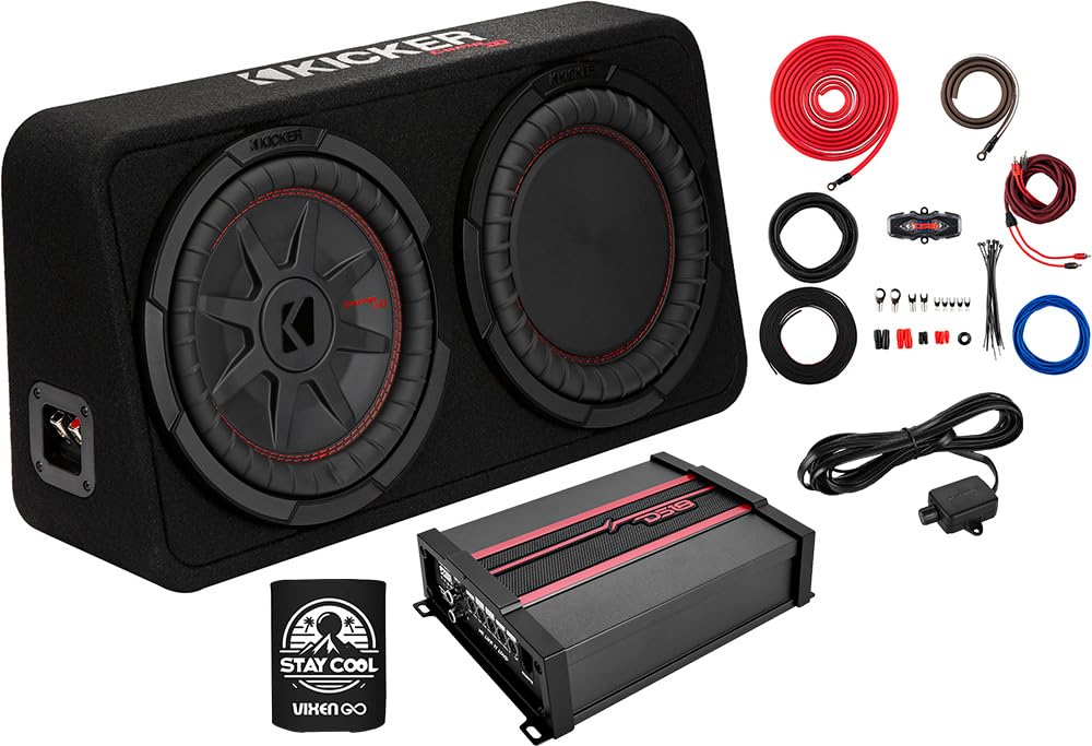 Amazon.com: KICKER Subwoofer and Amp Package of 3 Items - 12