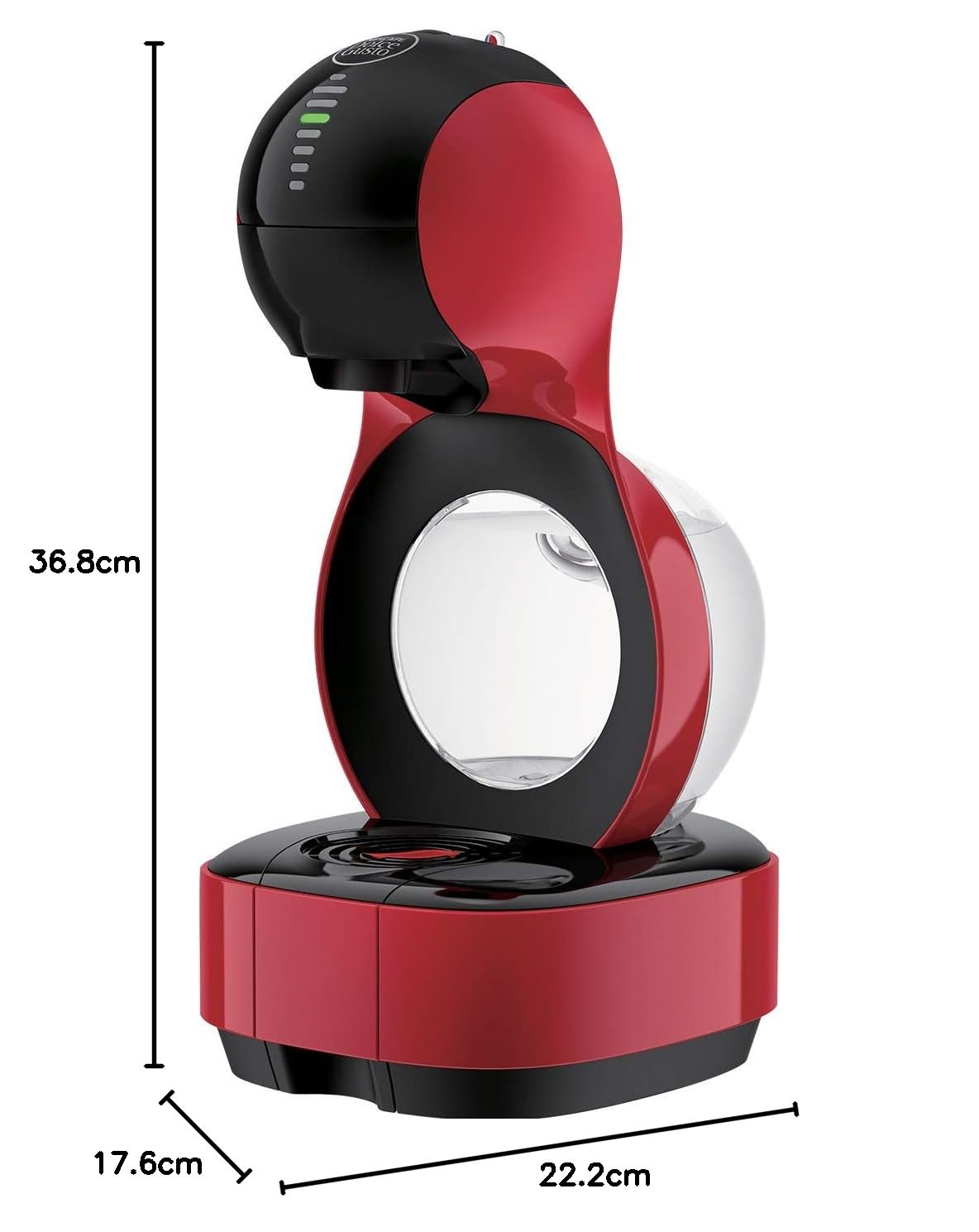 Amazon | ネスカフェ ドルチェ グスト ルミオ ダークレッド MD9777-DR