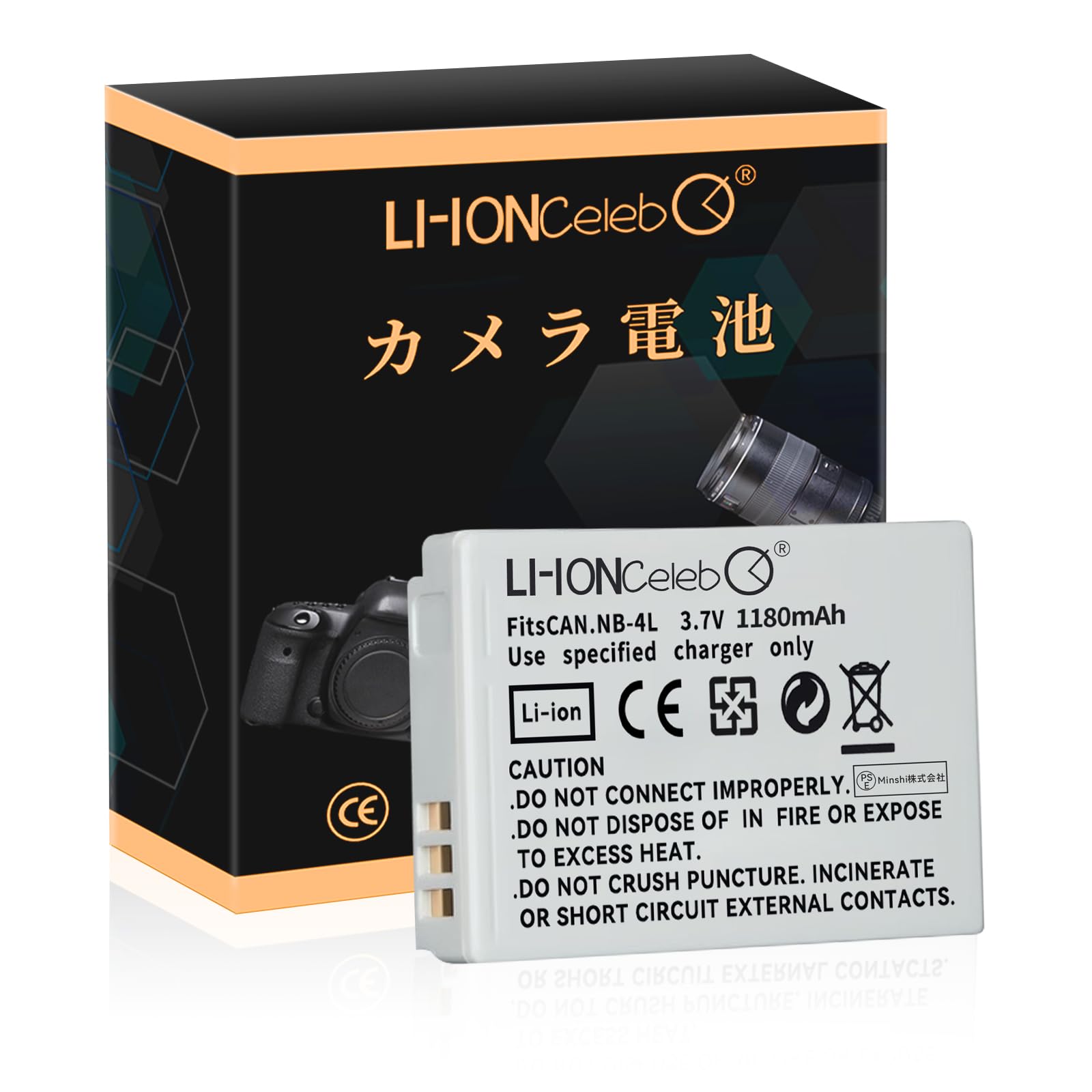 Amazon | Li-ion Celeb CANON対応 NB-4L IXY 410F IXY 400F IXY 210F