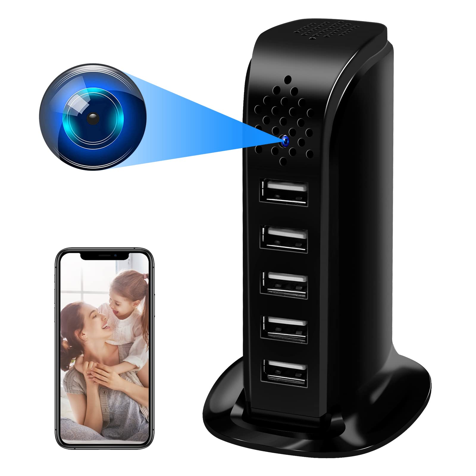 Amazon.co.jp: 小型カメラ 隠しカメラ WiFi対応 超小型カメラ 1080P