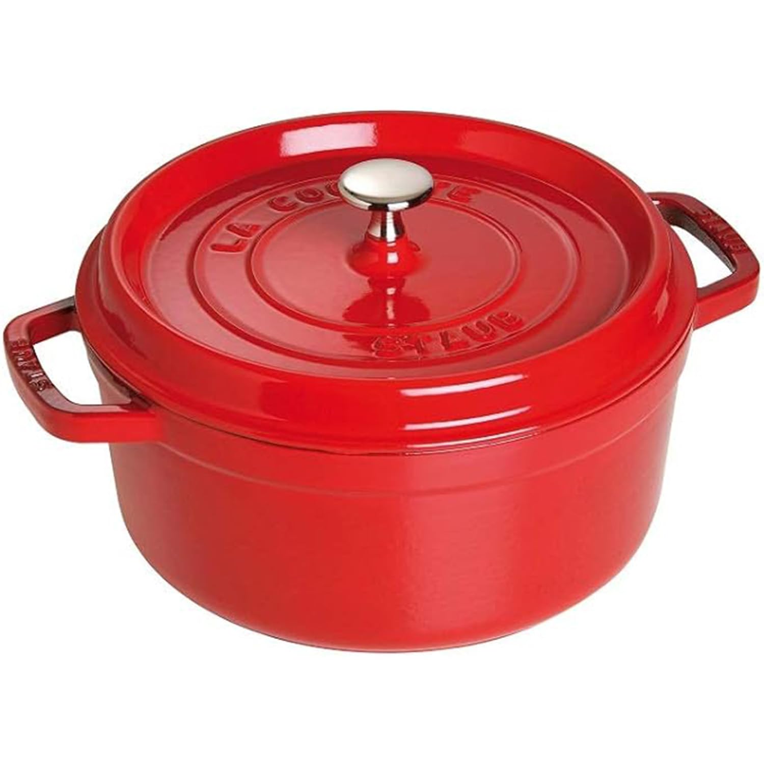 Amazon.com: STAUB 40509-840-0 Cocotte Round 26cm Cherry: Dutch