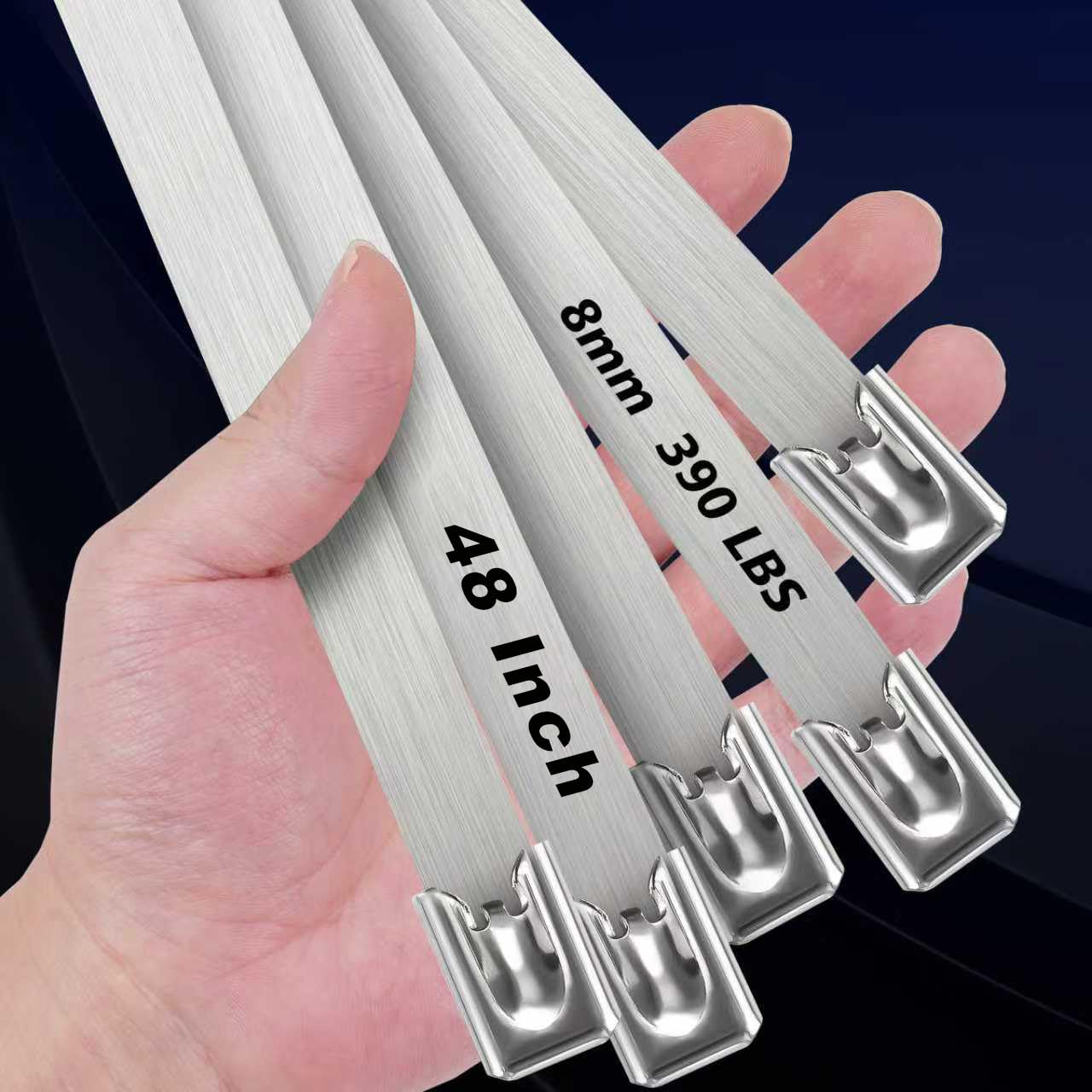 Amazon.com: Metal Zip Ties 48 Inch, 500Lb Extra Long Stainless