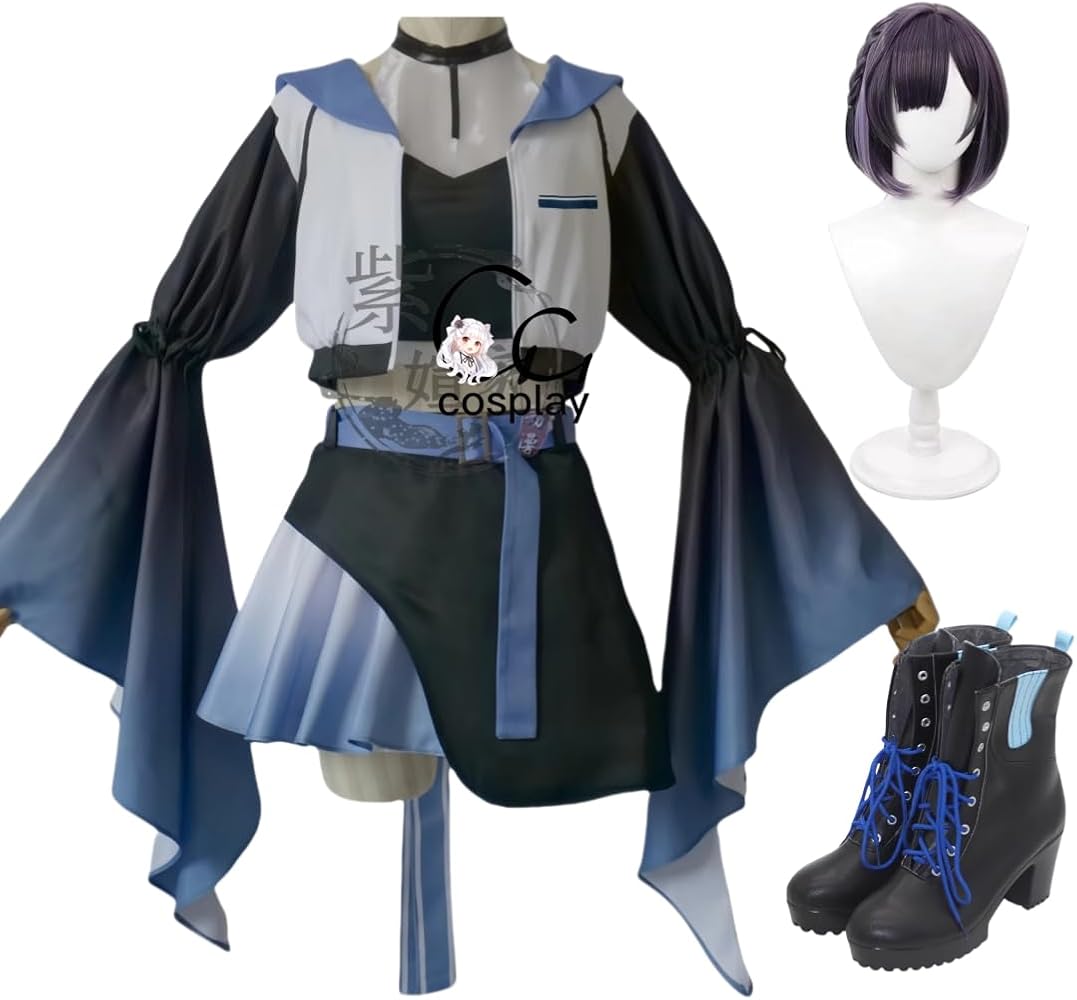Amazon.co.jp: GGcosplay 秦谷美鈴 ツキノカメ コスプレ衣装/ウィッグ