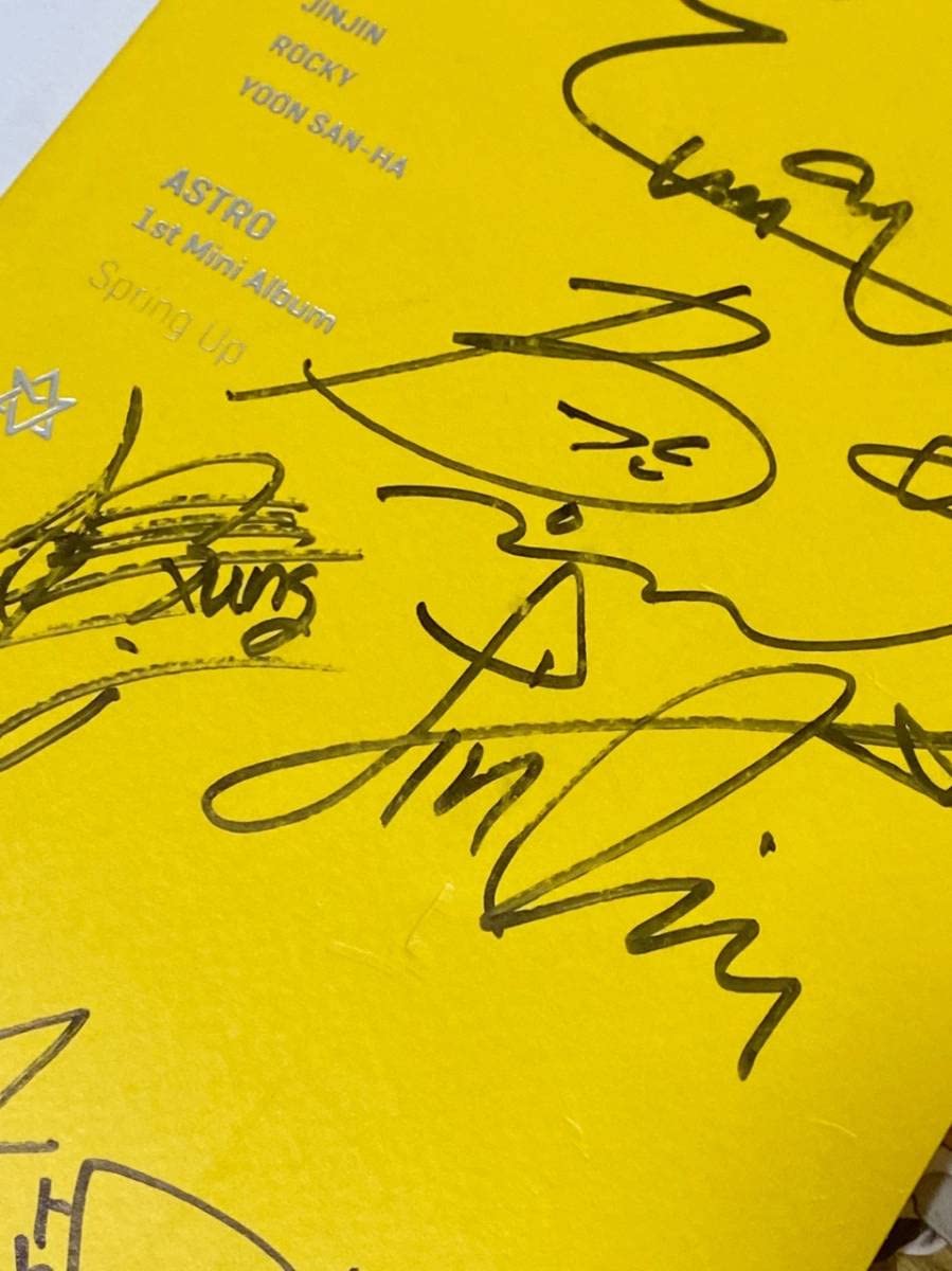 Amazon.co.jp: Astro 1st Mini Album 『Spring Up』直筆サイン非売CD