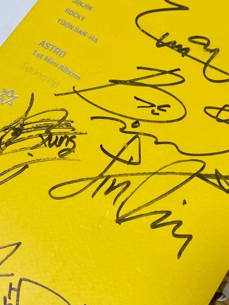 ASTRO アストロ Spring Up 直筆サイン入り アルバム
