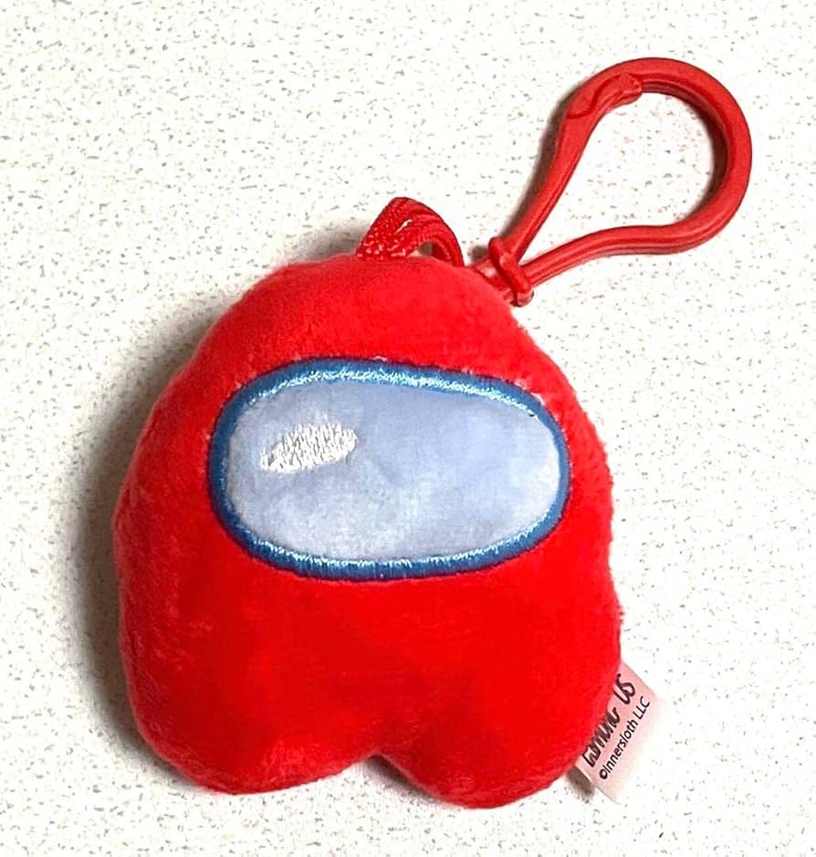 Amazon.co.jp: Among Us アモングアス ぬいぐるみ キーホルダー 赤