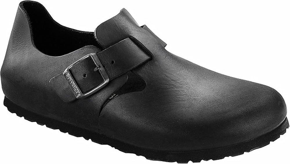 Amazon.com | Birkenstock 16654136 London Black Oiled LTR 36 | Shoes