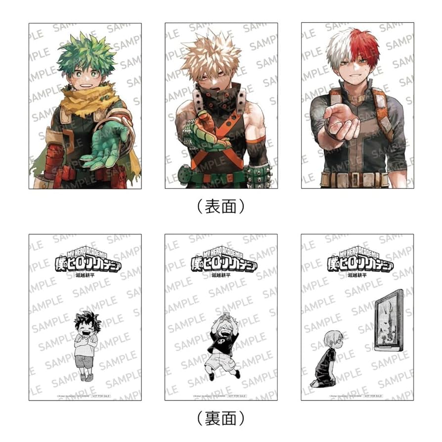 ヒロアカ 特典カード ブロマイド 爆豪勝己 十傑 ヒロアカ 特典カード