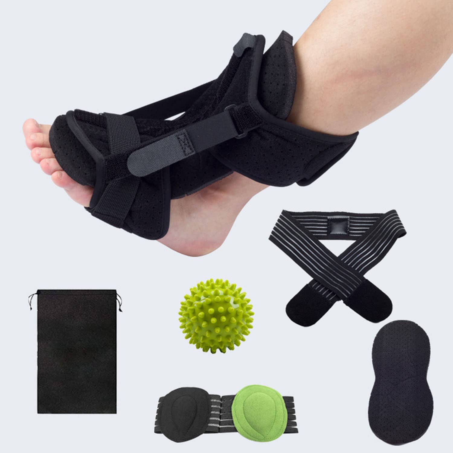 Amazon.co.jp: 足底筋膜炎ナイト スプリント、足底筋膜炎救済