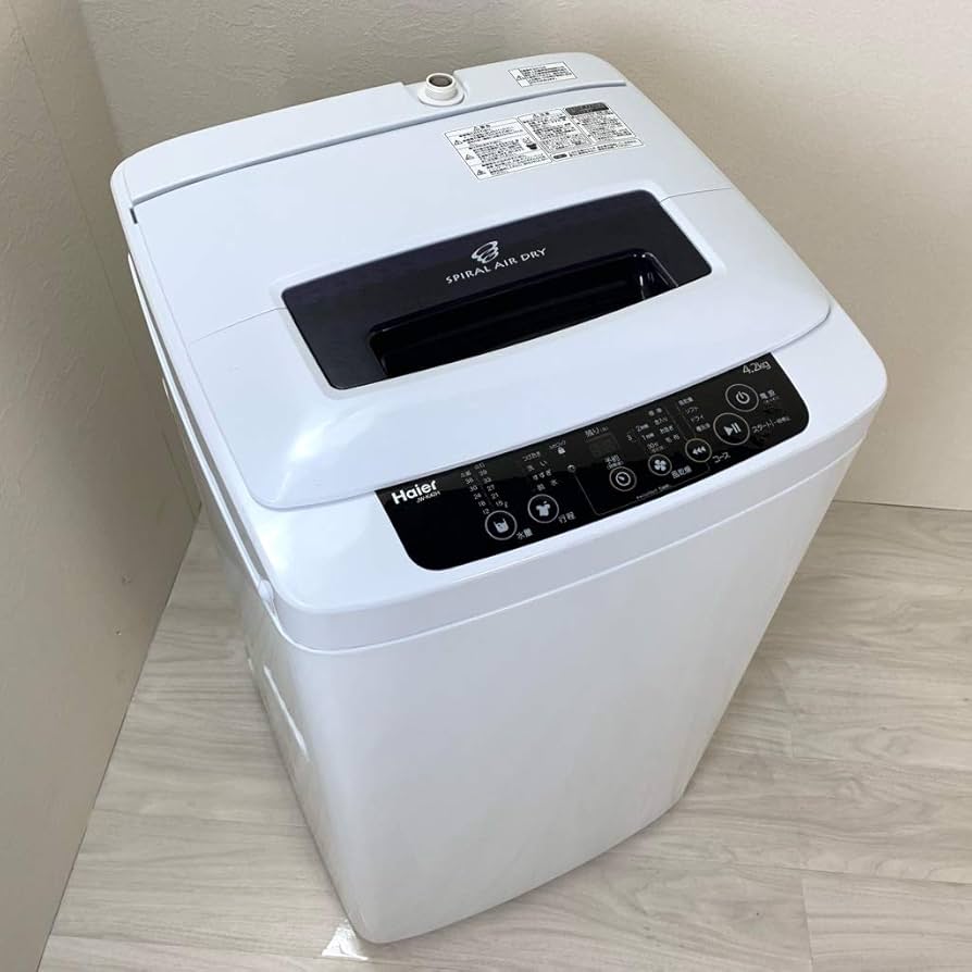 Amazon.co.jp: ハイアール 4.2kg 全自動洗濯機 ブラックHaier JW-K42H