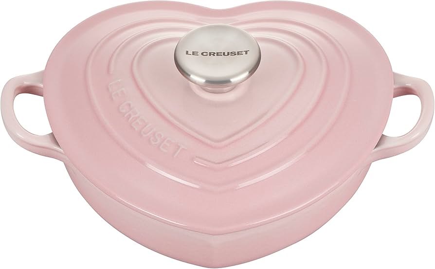 Le Creuset Heart Dish 20cm Shell Pink : Amazon.sg: Home