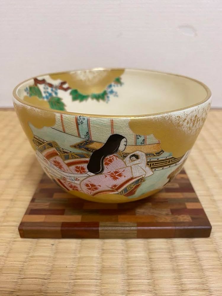 W34 イ143 2点‼️鼓形』『地紙四季草花』『山岡善昇 造』 共箱