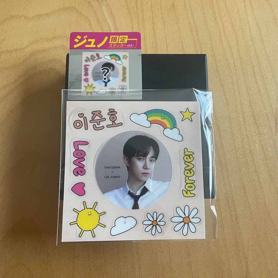 Amazon.co.jp: LEE JUNHO ジュノ 限定ステッカー THESAEM ザ セム