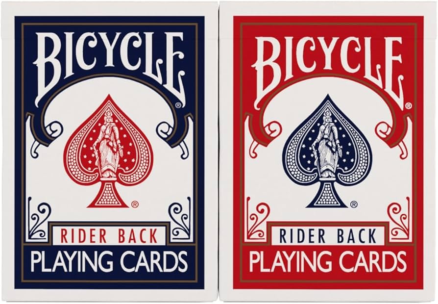 Amazon.co.jp: Bicycle Standard Rider Back Playing Cards, 2 Decks