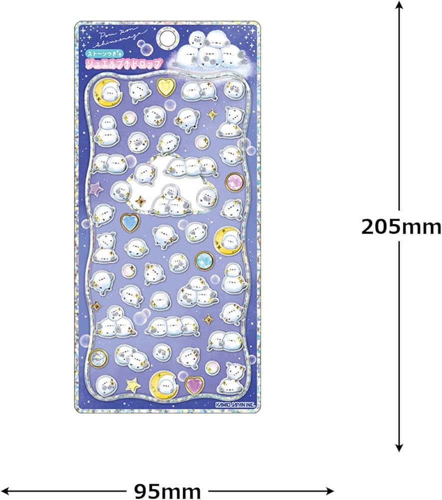 Amazon | カミオジャパン シール ジュエルプチドロップステッカー