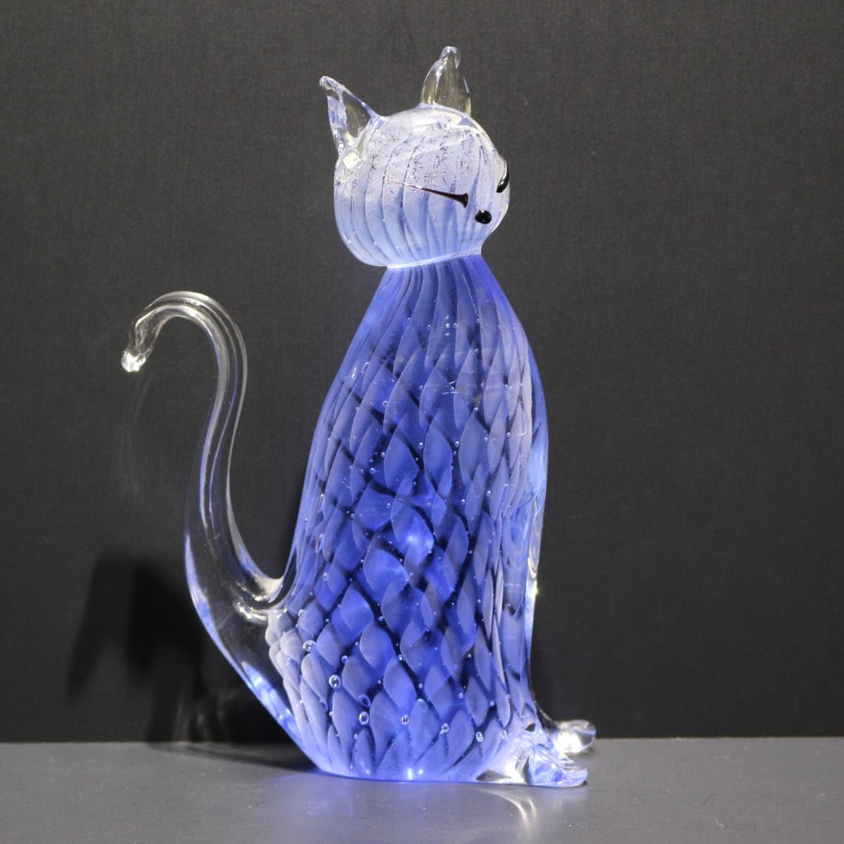 MURANO La Fenice ムラノ ラ フェニーチェ 双耳 ドラゴングラス MURANO