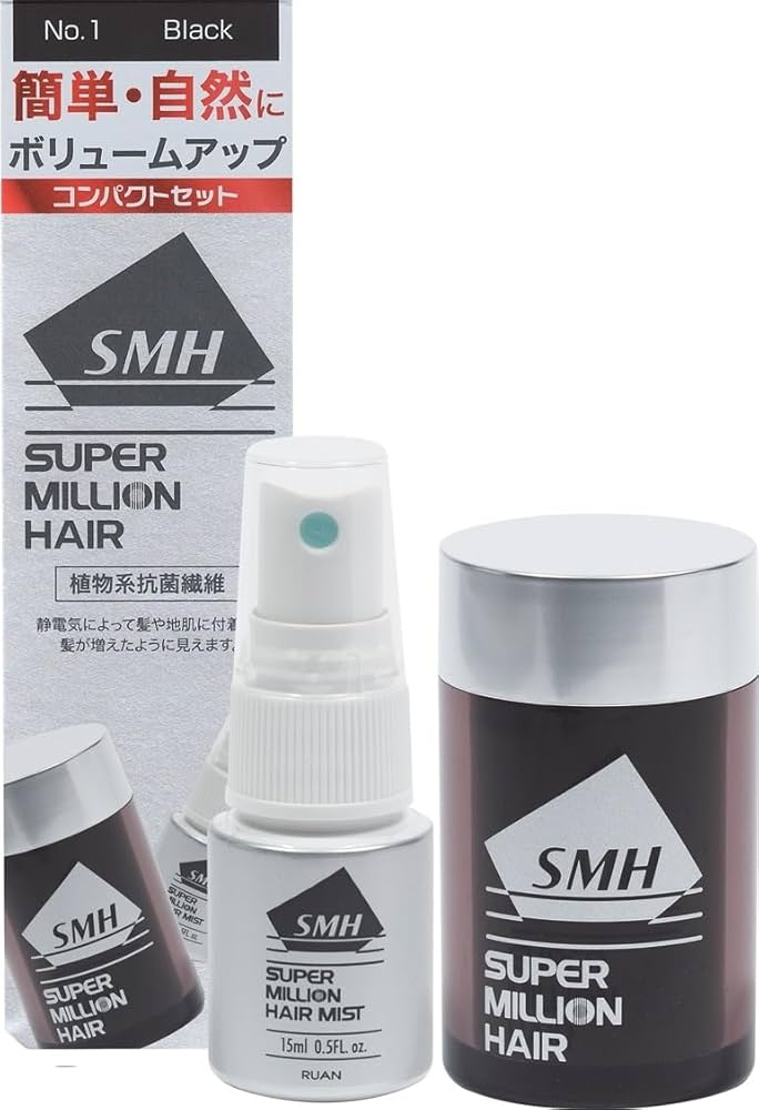 Amazon | スーパーミリオンヘアー コンパクトセット No.1ブラック